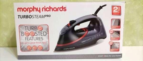 Morphy Richards Turbosteam Pro Electronic 303125 — полный обзор утюга, тестирование и выводы