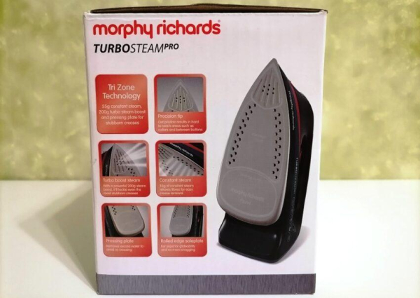 Morphy Richards Turbosteam Pro Electronic 303125 — полный обзор утюга, тестирование и выводы